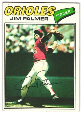 Jim Palmer 1977 Topps ML Baseball Card #600