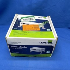 Leviton Internet Gateway Router 4-Port No. 47611 GT4 White 10/100Mbps