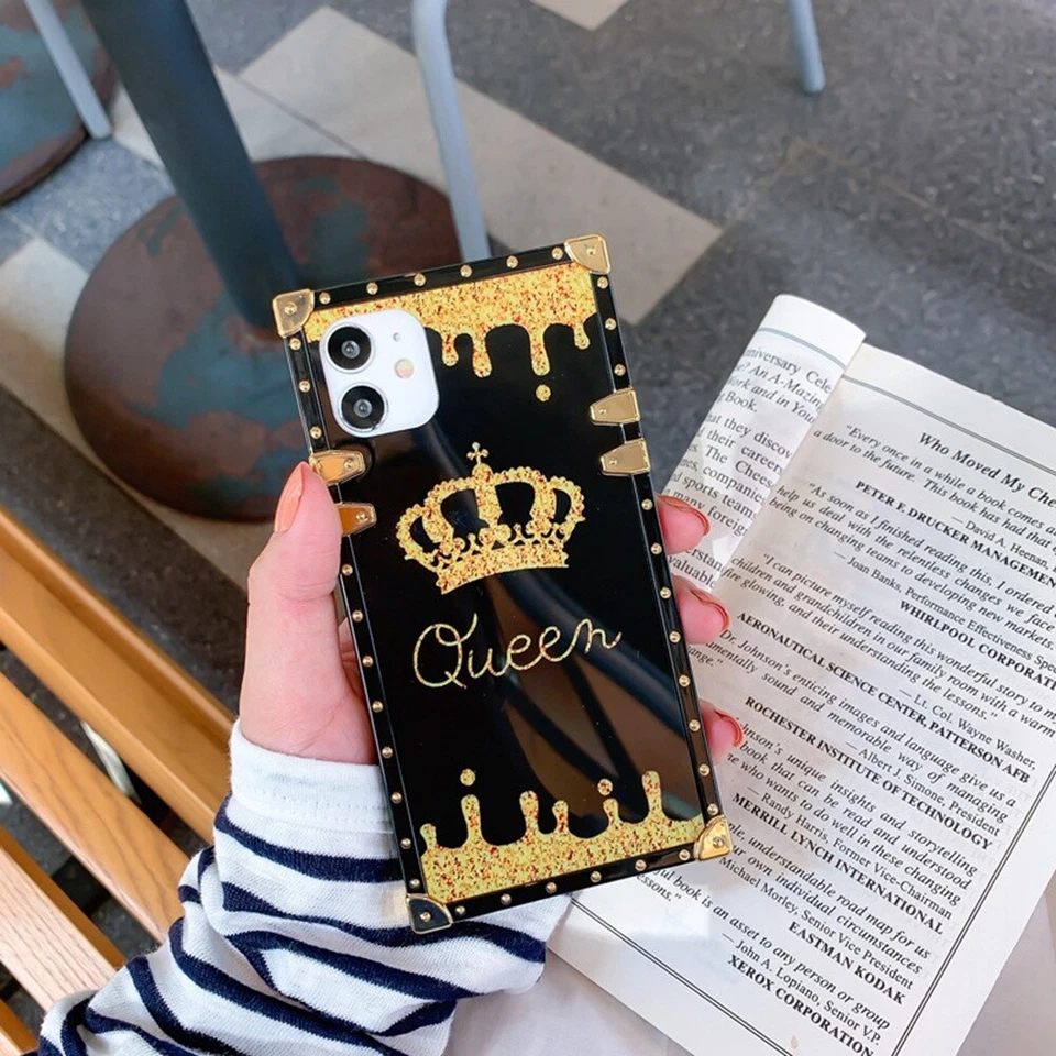 Capa suporte telefone Queen Crown Lips para iPhone 16 Pro Max 15 14 13 12 11 XR - Imagem 3 de 4