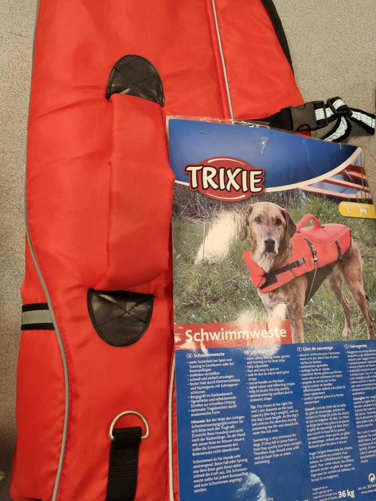 Trixie Salvagente Cane Taglia L | Vivi l'Estate in Sicurezza col tuo Cane
