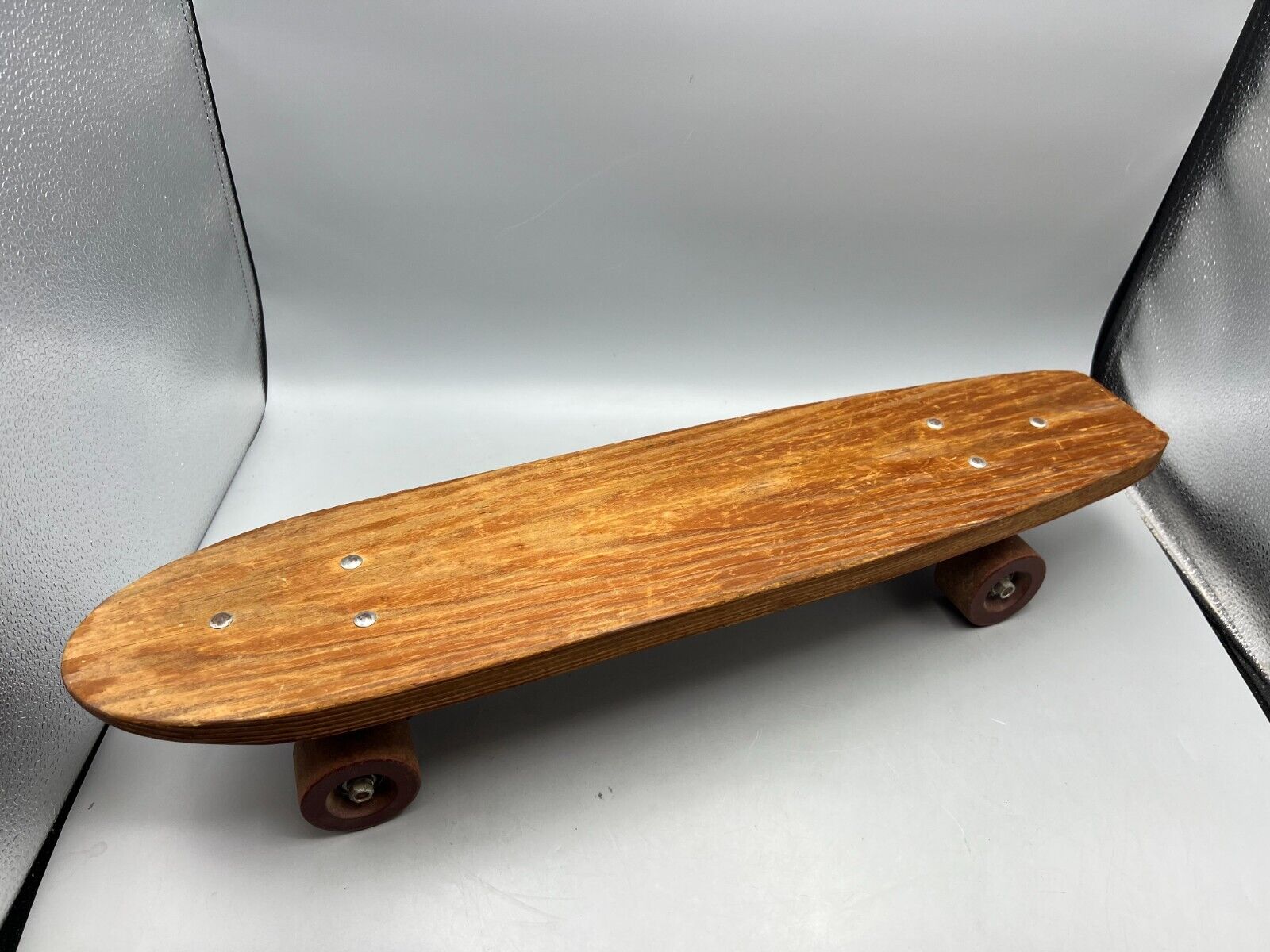 Vintage Wooden Super Surfer Skateboard Complete Cruiser Sidewalk Surfer