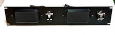 19" Rack Mount - Dual Speaker Panel 3.5mm Plugs 10W 4OHM  Dual Mic Clips