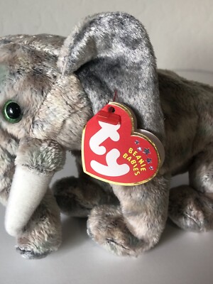 Ty Beanie Baby Pounds the Elephant DOB March 30, 2002 | eBay