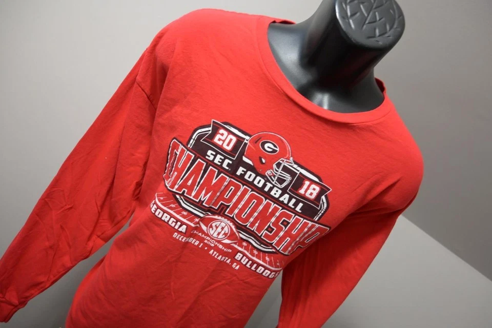 Camiseta The Victory UGA Georgia Bulldogs 2018 SEC Champions roja para hombre 2XL XXL Foto 4 de 4