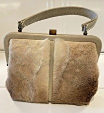 Vintage Lee Chappelle Kangaroo Fur Handbag, Purse From Australia