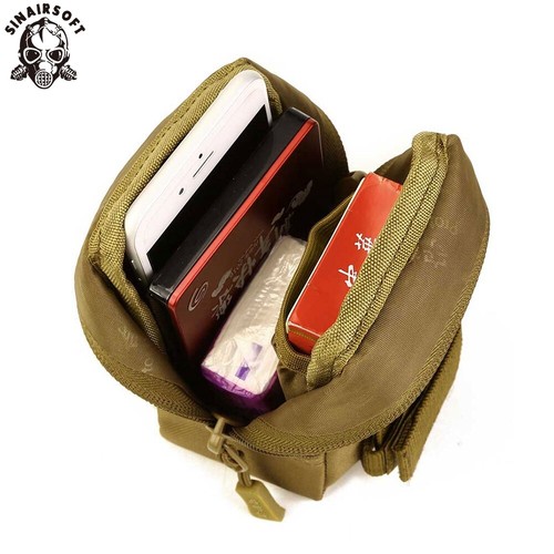 Tactical Molle Pouch Belt Waist Bag 1000D Waterproof Nylon Outdoor 4.7" Pouch - Picture 7 of 13