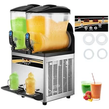 Commercial Slushy Machine Margarita Slush Maker 2x15L Frozen Drink Soda Machine