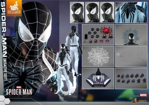 IN STOCK New Hot Toys VGM36 Marvel's Spider-Man (Negative
