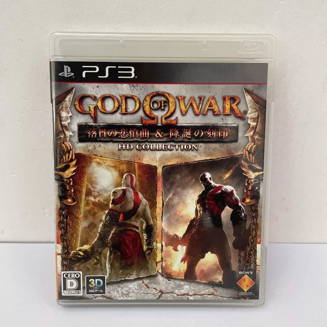 Used PS3 God of War Chains of Olympus and Ghost of Sparta HD Japanese ver.