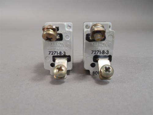 (2) Disyuntores Klixon MS24510-A-3 3 amperios 7271-8-3 USADOS 5925-00-813-0637 - Imagen 3 de 3