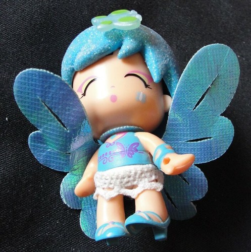 LOTE 3 FIGURAS PIN Y PON - HADA, SIRENA Y FRUTA - FAMOSA - - Imagen 2 de 4