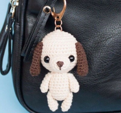 CROCHET PATTERN for Keychain Dog Toy Amigurumi