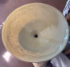 18" Multi Colored Glass Torchiere Style Lamp Shade — photo 2