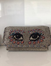 Mary Frances Looking Forward Clutch Crossbody Purse Designer