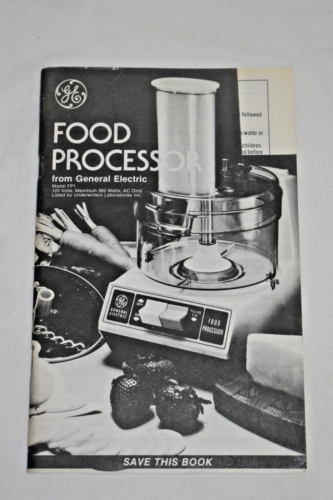 General Electric GE Food Processor Chopper Shredder Slicer 420A D5FP1 + Manual - Picture 19 of 21