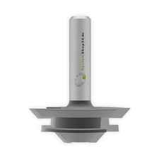 Systemshop24 Gehrungsverleimfräser für 90° Winkel HM Z2 D38,1mm AL12,7mm W45°