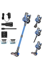 EIOEIR Cordless Stick Vacuum Cleaner, 45 Minutes Run-Time, 4 in 1 Lightweight...