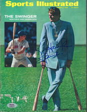 Ken Hawk Harrelson Red Sox Autograph Signed 1968 Sports Illustrated PSA