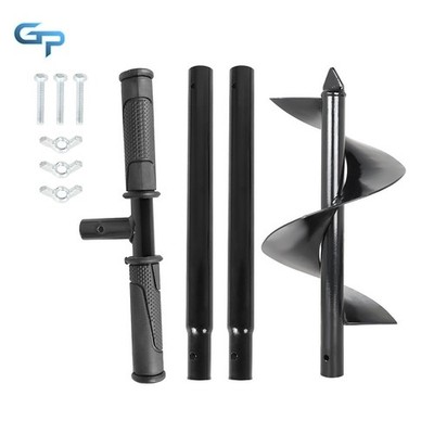 5.9'' × 33'' T Shaped For Garden Planting Auger Drill Bit Auger Spiral Drill Tool