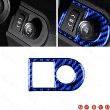 For Chevrolet Camaro 2010-15 Blue Car HUD Cover Panel Trim Interior Carbon Fiber