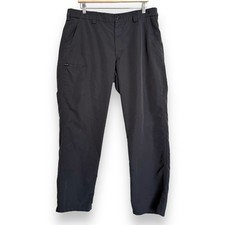 5.11 Tactical Gray Polyester Rip Stop Straight Leg Work Wear Pants Men's 38x32