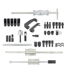 40 Pieces Slide Hammer Puller Adapter Tool Kit Engine Fuel Injector Extractor