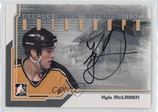 2013-14 ITG Decades 1990s Auto Silver Kyle McLaren #A-KMCL Auto 9yx