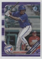 2019 Bowman Draft Chrome Purple Refractor 104/250 Dasan Brown #BDC-63 c7y