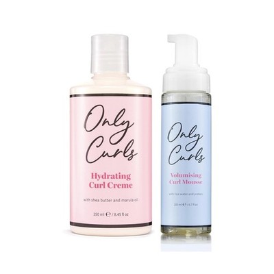 Only Curls Hydrating Curl Crème & Mousse 500 ml (1er Pack), klar 