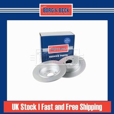2x Brake Discs Pair Solid For Land Rover Freelander MK2 2.2 Td4 Rear LR039935