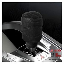 Car Gear Shift Knob Cover, Universal Automotive Gear Lever Handle Black