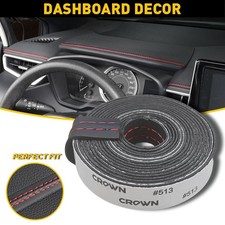 2m Pu Leather Line Decor Strip Car Dashboard Sticker Moulding Trim Accessories