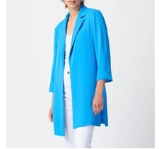 NWT Joseph Ribkoff Long Line Blazer Jacket Open Front Size 6 Stretch Luxury