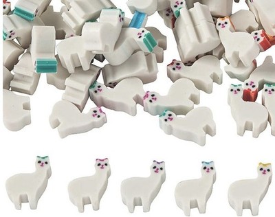 Llama Mini Erasers Teacher Rewards Counting 100p Party Favors