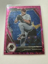 2021 Panini Prizm Draft Picks - Emmet Sheehan #PDP192 Pink Velocity Prizm (RC)