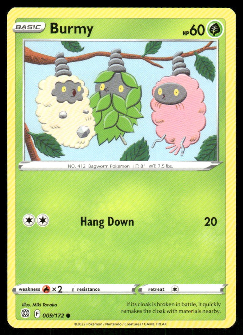 Burmy 009/172 - Brilliant Stars - Common NM