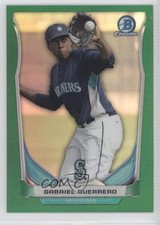 2014 Bowman Draft Top Prospects Chrome Green Refractor /150 Gabriel Guerrero z6b