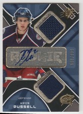 2007-08 SPx Rookie Auto Jersey Kris Russell RC Auto Jersey 148/999 #208