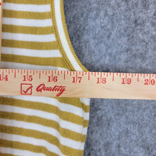 Vintage Koret of California Sweater Womens M Striped Sleeveless 70s Pullover - Picture 6 of 9