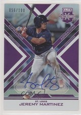 2016 Panini Elite Extra Edition Aspirations Purple /100 Jeremy Martinez Auto 2f4