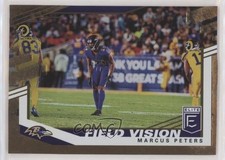 2020 Panini Donruss Elite Field Vision Gold 4/5 Marcus Peters #10 9v7