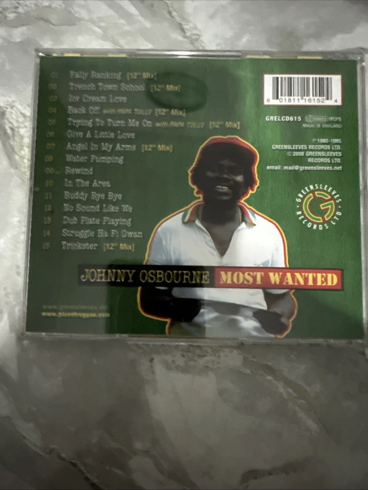Johnny Osbourne - Most Wanted - Johnny Osbourne CD PMLN The Cheap Fast Free Post - Image 3 of 3