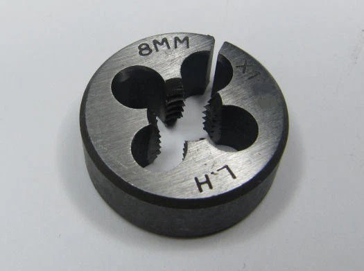 RDGTOOLS M8 X 1.0 LEFT HAND DIE 8MM