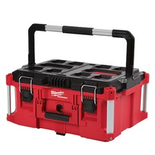 Milwaukee Tool 48-22-8425 Packout Large Tool Box Polymer Blackred 22 In W X