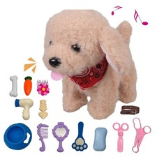 Electric Plush Dog Toy with Simulation Barking Tail Wagging Toddler Comfort Toy