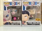 Funko Pop! Demon Slayer Insosuke Flocked and Gyomei Exclusives