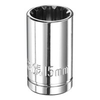 "12-Punkt-SteckschlüSsel,1/2\" Antrieb,15Mm Metrisch,Cr-V-Stahl"