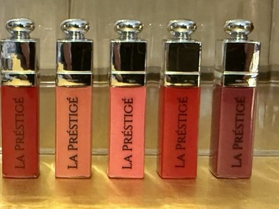 La Prestige Mini Obsessed Lip Gloss Set, Glossy Shine, 5 Shades