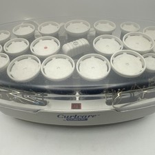 CURLCARE by Conair Hot Hair Curlers 20 Flocked Velvety Pageant Rollers VTG Works