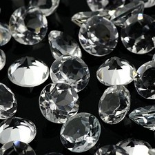 Natural White Topaz Round Faceted Cut 3mm To 15mm Loose Gemstone